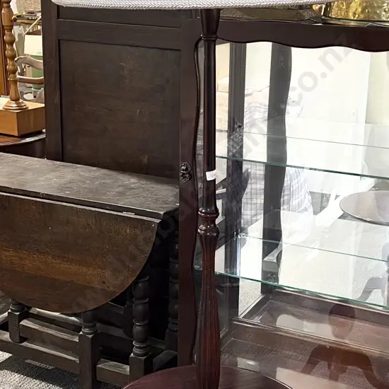 Mahogany Occ. Table Standard Lamp