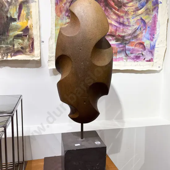 Unique Design Sculpture Form on Heavy Base