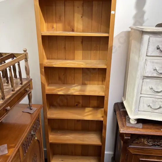 Slender Open Front Bookcase
