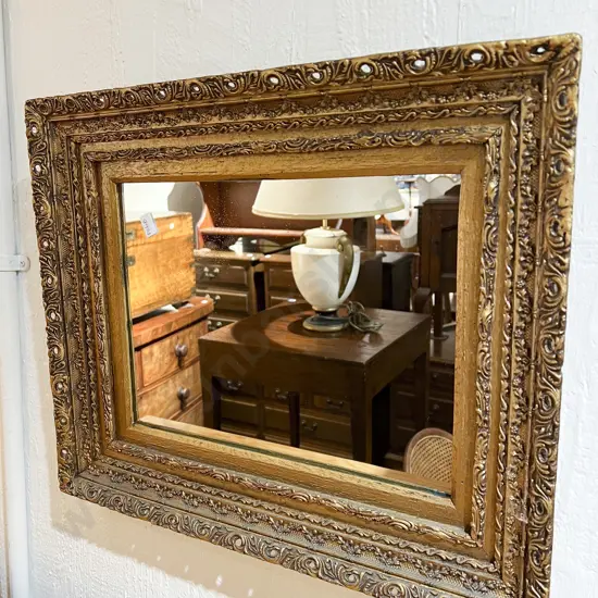 Ornate Gilt Framed Wall Mirror