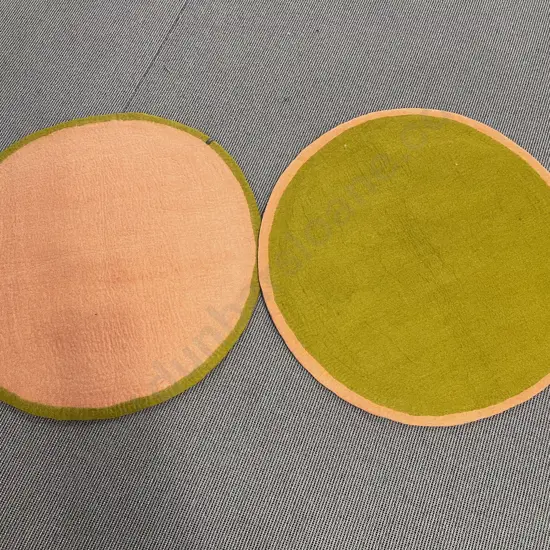 Pair of Maison Deux Circular Floor Mats