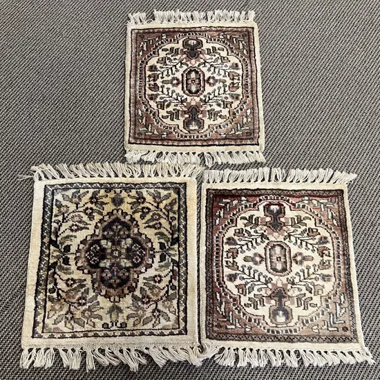 Three Small Persian Mats