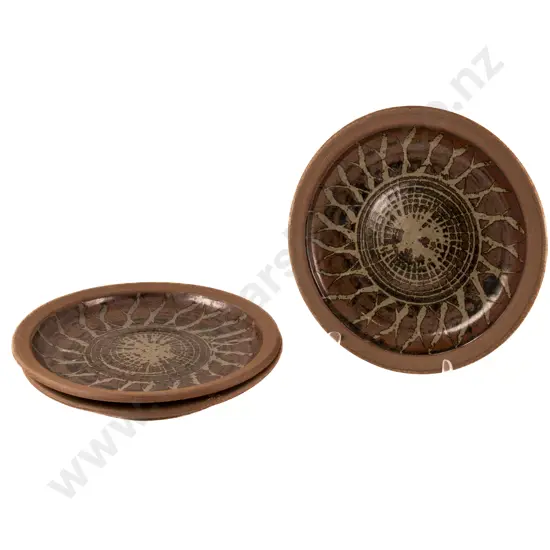 Three Mirek Smisek Dinner Plates