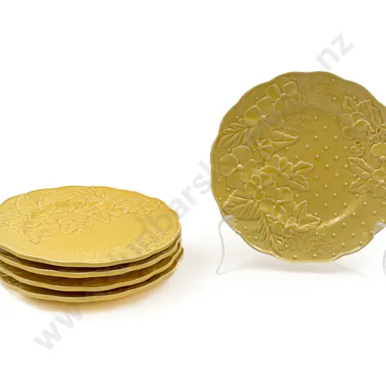 Five Majolica Style Plates Made in Portugal