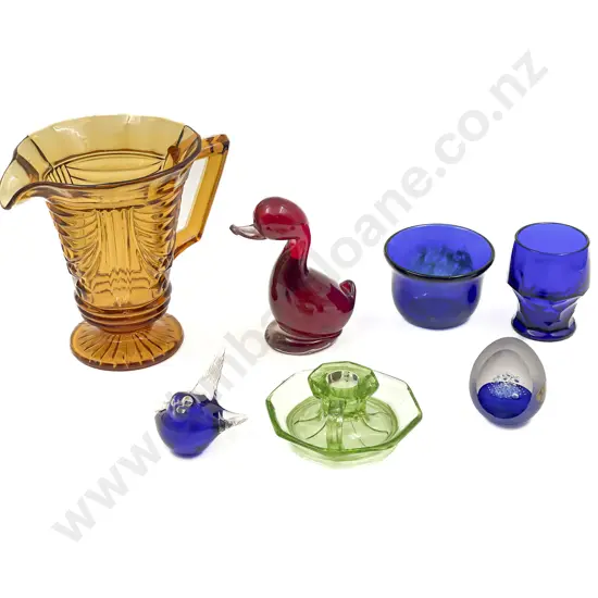 Small Quantity of Assorted Pressed Glassware etc