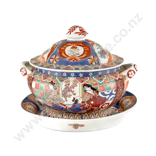 Imari Tureen and Dish