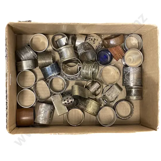 Box Quantity of Assorted Napkin Rings