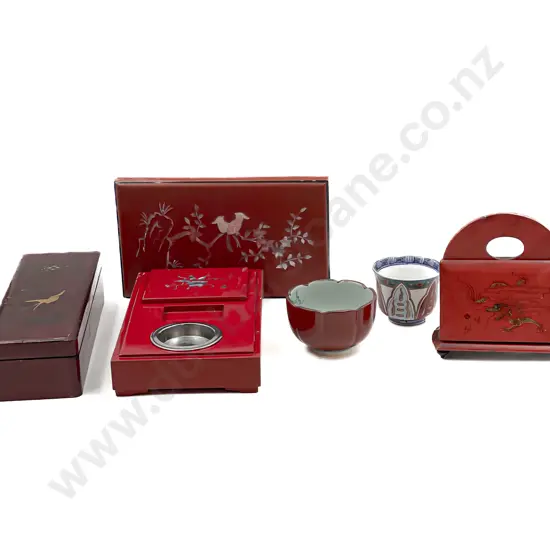 Assorted Asian Lacquer Ware etc
