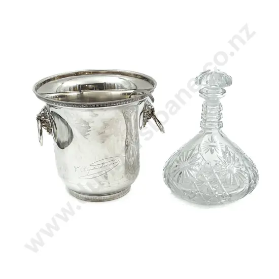 Champagne Bucket together with Wine Coaster