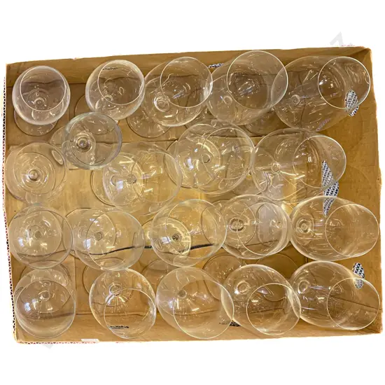 Box of Assorted Wine Glasses