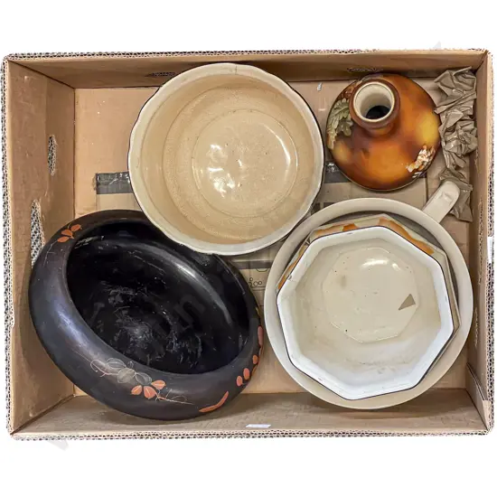 Box Quantity of Assorted Jardinieres & Vases etc