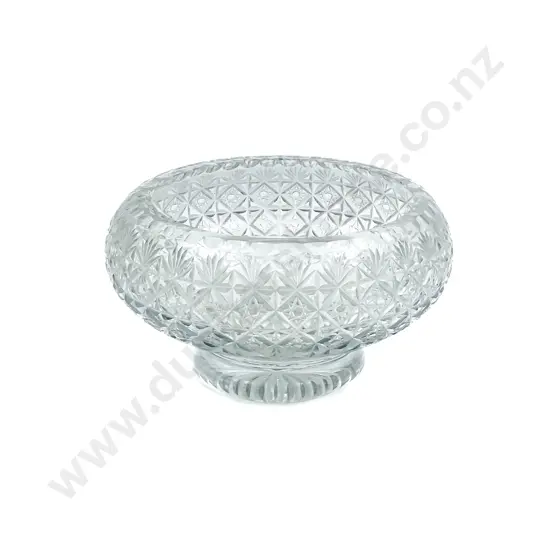 Webb Heavy Cut Crystal Table Bowl