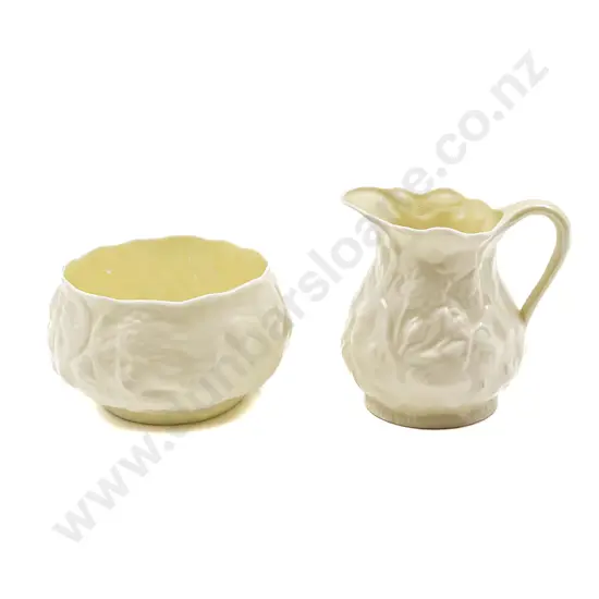 Belleek Sugar & Cream