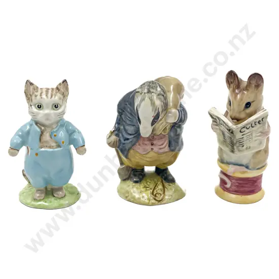 Three Beswick Beatrix Potter Figures