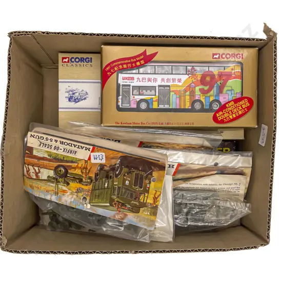 Two Boxed Corgi Models and Assorted Kitsets