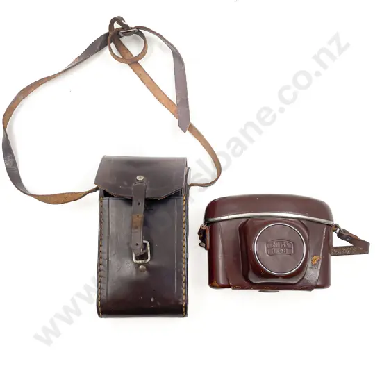 Two Vintage Cameras in Cases