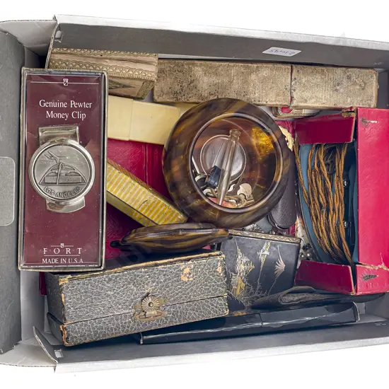 Quantity of Assorted Vintage incl Boxed Miniature Iron