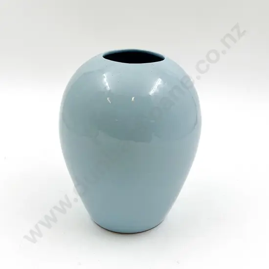 Temuka Stoneware Blue Glazed Vase