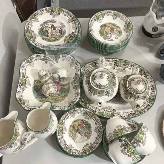 Copeland Spode "Spodes Byron" Pattern Part Dinner Service