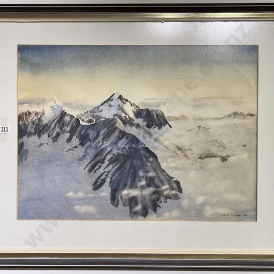 Paul Monro - Alpine Scene - Watercolour
