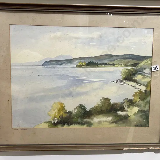Val Raymond - Towards Tauhara - Watercolour