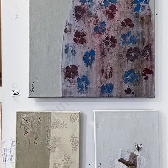 Susan Adams - Three Works - Acrylic on Canvas