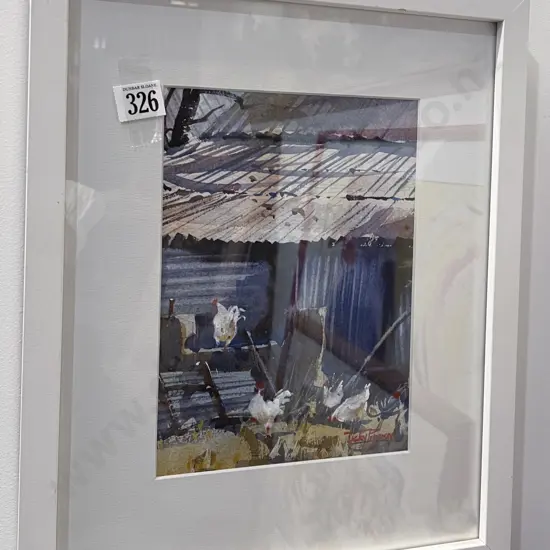 Jackie Pearson - Chicken Coop - Watercolour