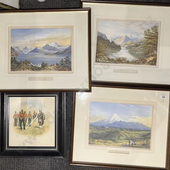 Three NZ Historical Prints and Other