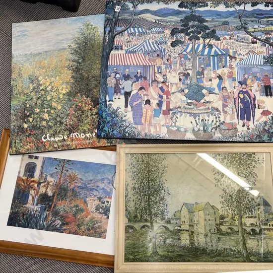 Four Assorted Prints