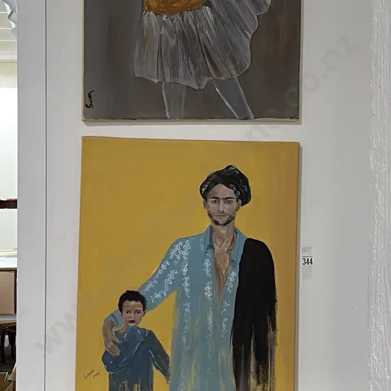 Susan Adams - Three Works - Acrylic on Canvas