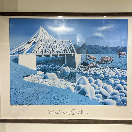 Michael Smither - Alfred Road Bridge - Signed Print