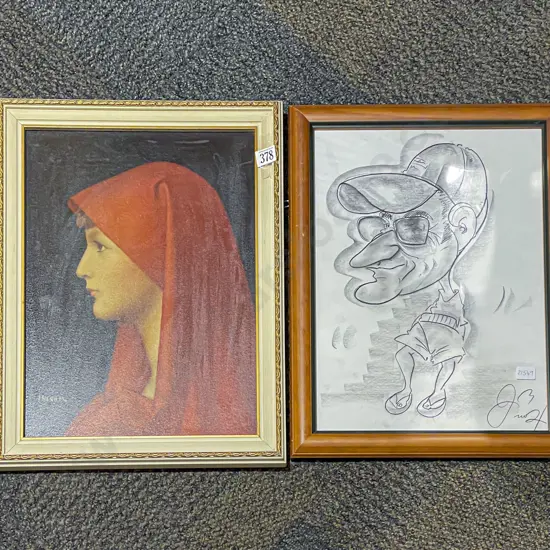 J. J. Henner Print and Other