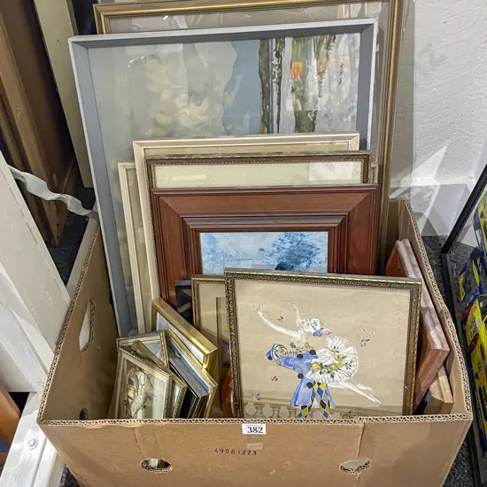 Box of Assorted Prints and Originals