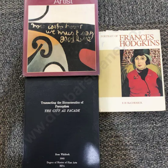 Three Assorted NZ Art Reference incl Colin McCahon & Frances Hodgkins