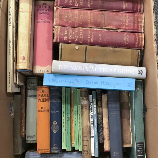 Box of Assorted Books