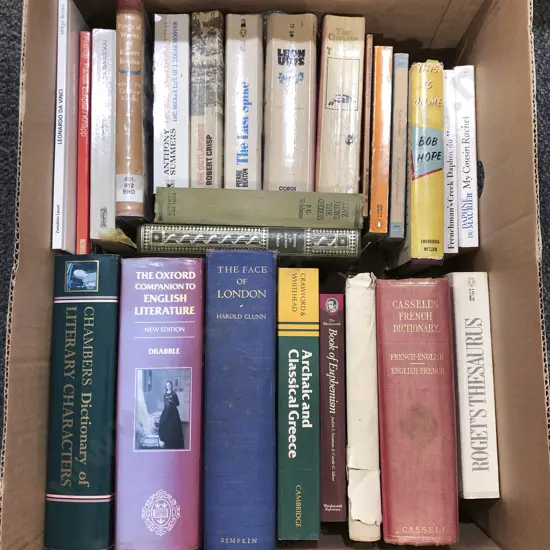 Box of Assorted Books