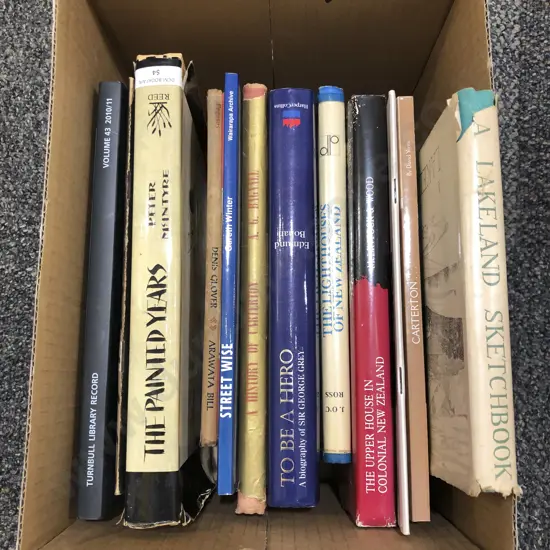 Box of Assorted Books incl Peter McIntyre