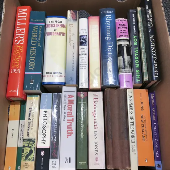 Box of Assorted Books