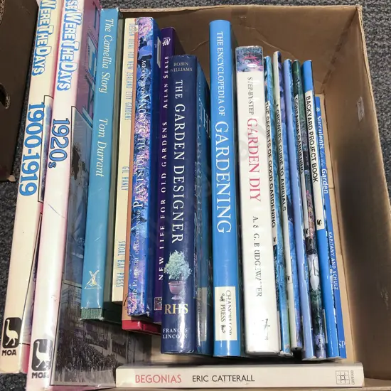 Box of Assorted Books incl Garden References