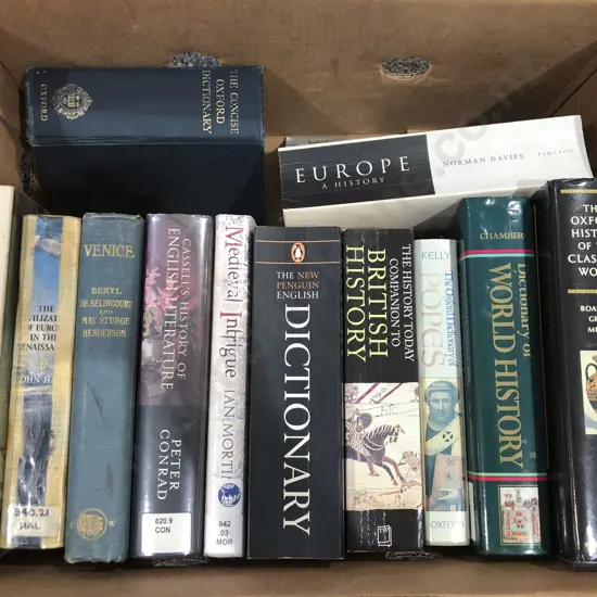 Box of Assorted Books