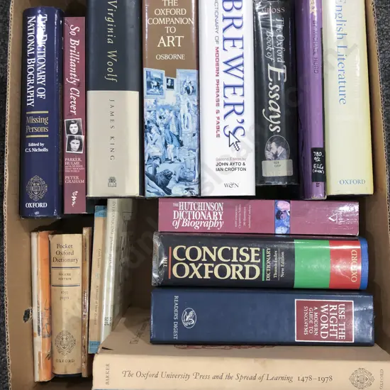 Box of Assorted Books