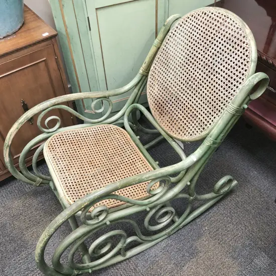Distressed Cane & Wycombe Rocking Chair