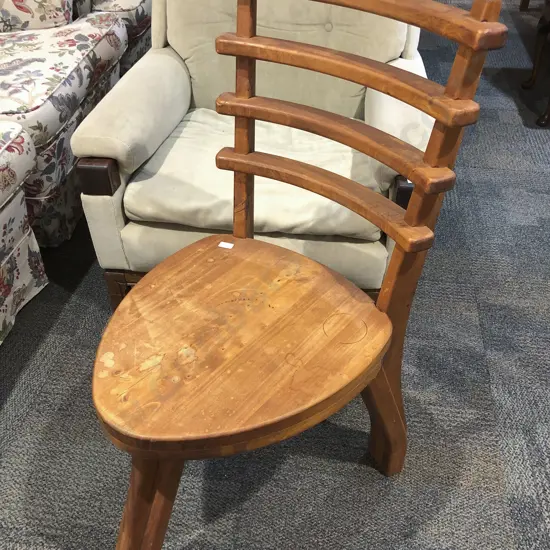 Uniquely Designed Three Legged Single Chair