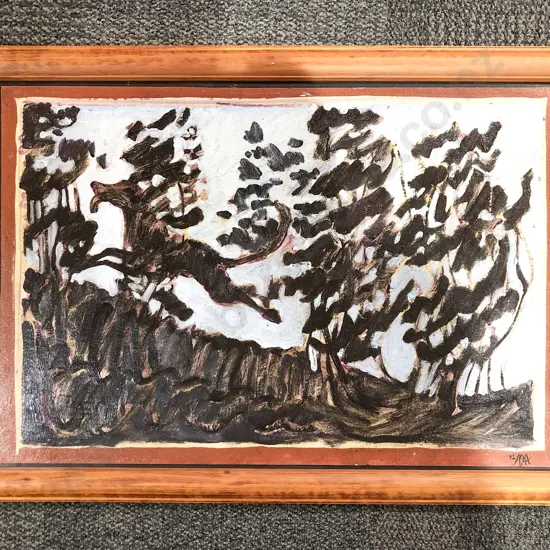 Noah Landau - Homeward Bound - Oil on Board