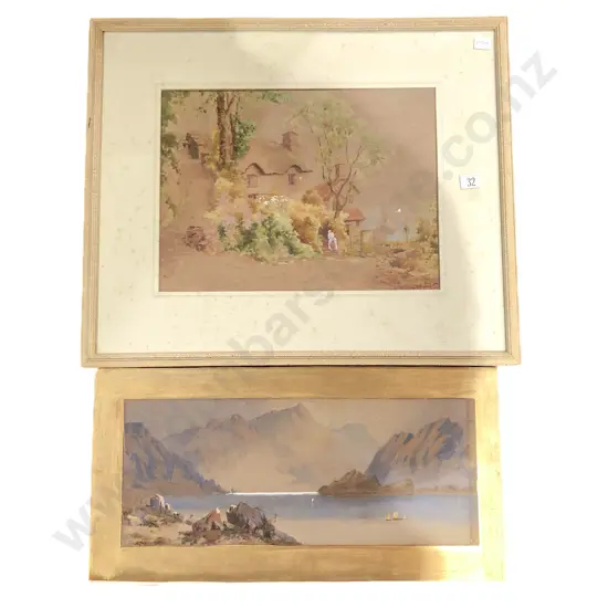 C. H. Howarth - W/C Together with Unframed Charles Heaphy W/C