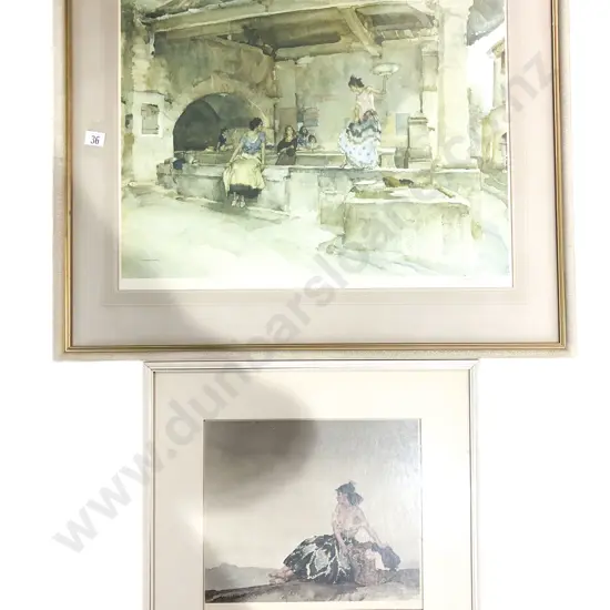 Two Signed William Russell Flint Prints
