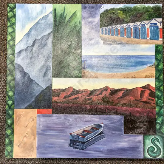 Stephanie Kusel - Wellington Snippets - Acrylic on Canvas