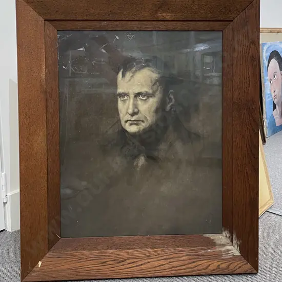 Oak Framed Print of Napoleon