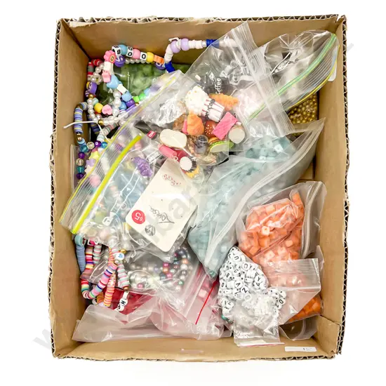 Qty of Assorted Beads and Costume Jewellery etc
