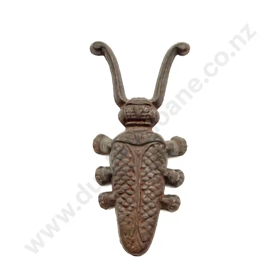 Wrought Metal Beatle Form Boot Scraper